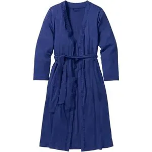bonprix Bademantel aus Shirtqualitätblau 60Damen