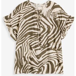 bonprix Lockere Tunika aus fließender Viskosebeige 54Damen