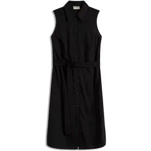 bonprix Hemdblusenkleid aus Viskoseschwarz 46Damen