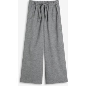 bonprix Palazzo-Hose in Wolloptikgrau 46Damen