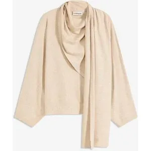 bonprix Feinstrickpullover aus softem Viskose-Mixbeige 44Damen