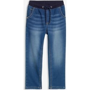 bonprix Regular Fit Sweat-Schlupfjeans, Straightblau 128Knaben