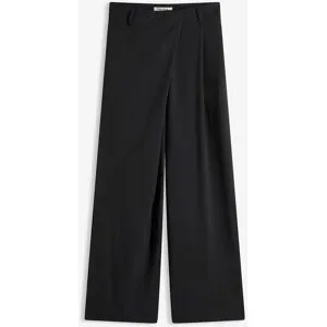 bonprix Marlenehose aus fließendem Viskose-Mixschwarz 36Damen