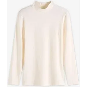 bonprix Figurbetontes Langarmshirtweiß 52Damen