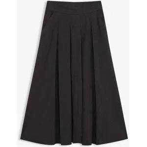 bonprix Midirock aus softem Viskose-Mixgrau 46Damen