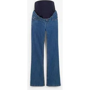 bonprix Umstandsjeans mit Bio-Baumwolle, leicht ausgestelltes Beinblau 42Damen