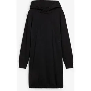 bonprix Umstands- und Still-Sweatkleid aus Bio-Baumwolleschwarz 48Damen