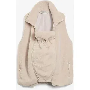 bonprix 3-in-1 weiche Umstands-und Trageweste aus Teddyfleecegrau 32Damen