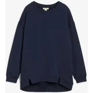 bonprix Oversize-Sweatshirt aus Baumwoll-Mixblau 56Damen