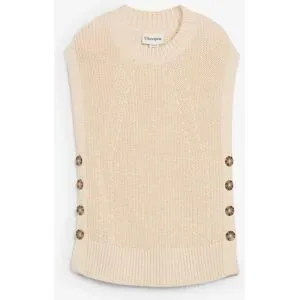 bonprix Strick-Pullunderweiß 44Damen