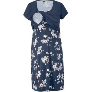 bonprix 2-in-1 Umstands- und Stillkleid aus aus Viskose-Jerseyblau 52Damen