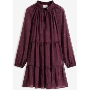 bonprix Tunika-Kleid mit Glitzereffektrot 44Damen