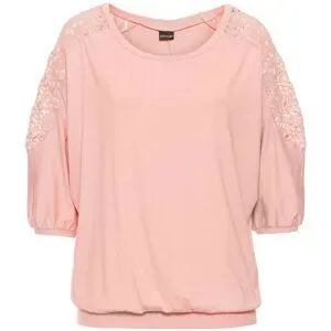 bonprix Oversize-Shirt  aus Viskose-Mixrosa 52Damen