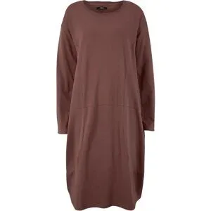 bonprix Jerseykleid in O-Shapebraun 44Damen