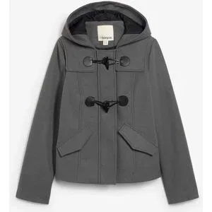 bonprix Duffle-Jacke, Wollimitatgrau 40Damen