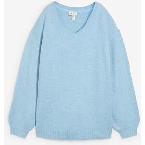 bonprix Pullover mit V-Ausschnittblau 40Damen