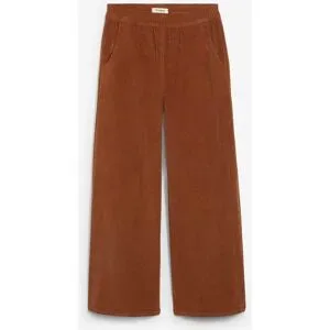 bonprix Cordhose mit Bequembund, High Waistbraun 56Damen
