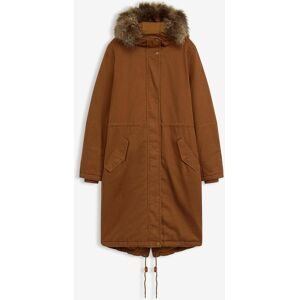 bonprix Wattierter Long-Parkabraun 36Damen