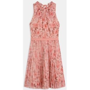 bonprix Minikleid aus feinem Tüll mit Plisseerosa 50Damen
