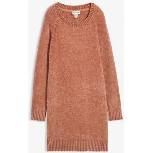 bonprix Oversize-Kleid in Strickbraun 40Damen