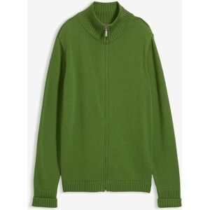 bonprix Strickjacke aus reiner Bio-Baumwollegrün 48Damen