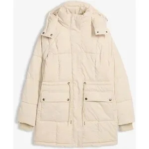 bonprix Winterjacke mit verstellbarem Taillenbündchenbeige 38Damen