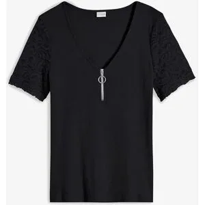 bonprix T-Shirt eng anliegende Passform, Kurzarm-Design, für vielseitige Anlässe