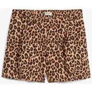 bonprix Shorts aus softer Viskosebeige 46Damen