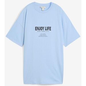 bonprix Oversize-Shirt aus reiner Bio-Baumwolleblau 36Damen