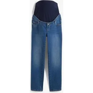 bonprix Umstandsjeans, knöchelfrei, Straightblau 52Damen