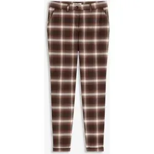 bonprix Karohose mit Umschlagbraun 36Damen
