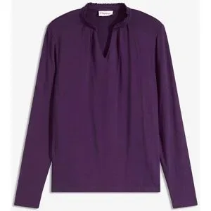 bonprix Shirt mit Stehkragenlila 40Damen