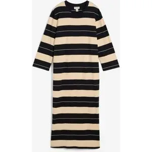 bonprix Shirtkleid aus reiner Baumwolleschwarz 36Damen