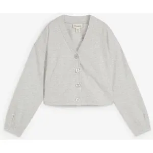 bonprix Sweatjacke aus Viskose-Mixgrau 36Damen