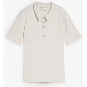 bonprix Poloshirt aus Viskose-Mixgrau 44Damen