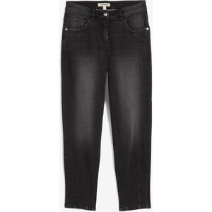 bonprix Barrel-Jeans Mid Waistschwarz 36Damen