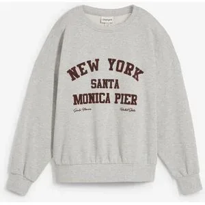 bonprix Oversize-Sweatshirtgrau 36Damen