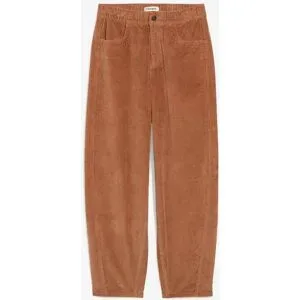 bonprix Barrel-Cordhose aus Baumwoll-Mixbraun 38Damen
