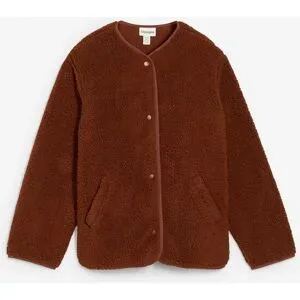 bonprix Teddy-Fleecejackebraun 36Damen