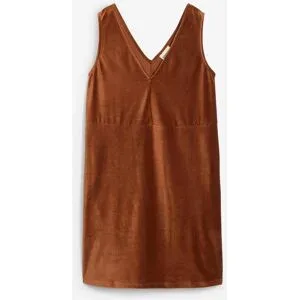 bonprix Latzkleid aus Jerseycordbraun 56Damen