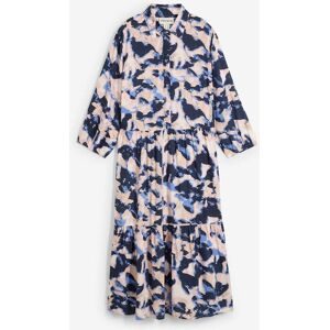 bonprix Tunika-Kleid aus fließender Viskoseblau 50Damen