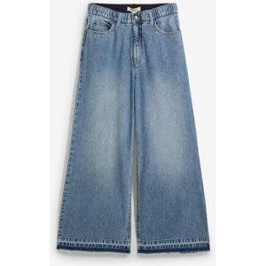 bonprix Wide-Leg-Jeans High Waist, croppedblau 46Damen