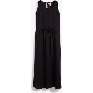 bonprix Maxikleid aus leichtem Leinen-Viskose-Mixschwarz 44Damen