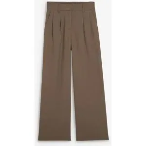 bonprix Schlupfhose mit Twill-Strukturbraun 42Damen