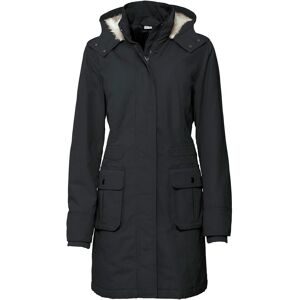 bonprix Parka mit Kapuze mit Kapuze und Fellimitat, aus Baumwolle, mit taillierter Passform