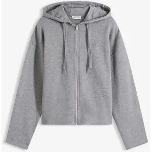 bonprix Sweatjacke mit reiner Bio-Baumwollegrau 44Damen