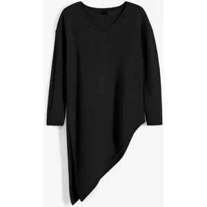 bonprix Long-Pulloverschwarz 40Damen