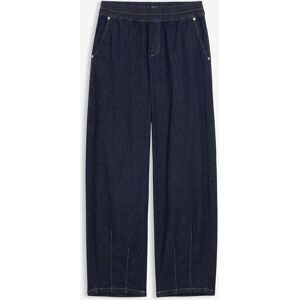 bonprix Barrel-Jeans Mid Waist, Bequembundblau 48Damen