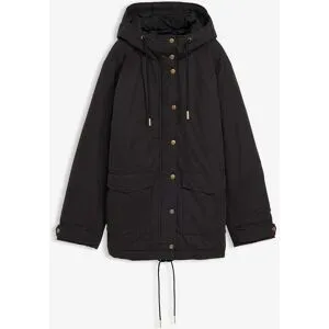 bonprix Warm wattierter Parkaschwarz 46Damen