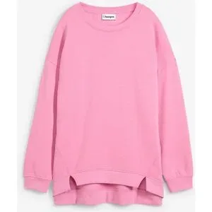 bonprix Oversize-Sweatshirt aus Baumwoll-Mixpink 48Damen
